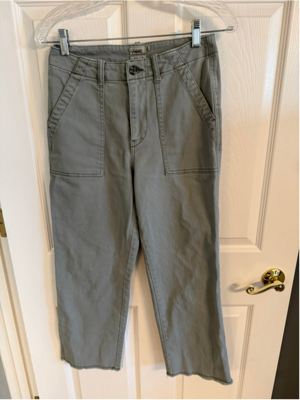 Faherty Fatigue Green Organic Cotton Utility Pants Size 26